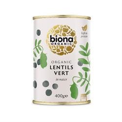 Biona Lentils Vert 400g