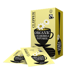 Clipper Fairtrade Organic Chamomile Infusion 25 Envelopes