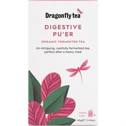 Dragonfly Digestive Pu'er Organic Fermented Tea 20 bag