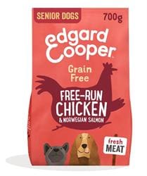 Dry Dog Food Free Run Chicken & Salmon for Senior Dogs 700g