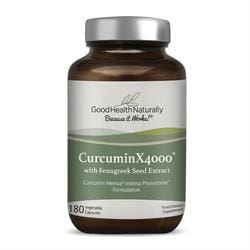 Curcumin X4000 180 Caps with Fenugreek Seed Extract