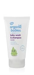 Organic Babies Baby Wash & Shampoo Lavender 150ml