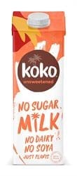 Koko Dairy Free Unsweetened Milk UHT 1000ml