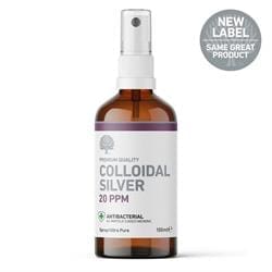 20ppm Enhanced Colloidal Silver 100ml Spray - pH 9.0