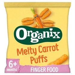 Melty Carrot Puffs Organic Baby Finger Food Snack 20g