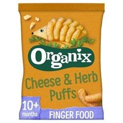 Cheese & Herb Organic Finger Food Toddler Snack Corn Puffs 15g