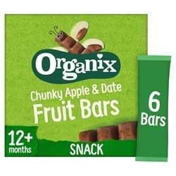 Apple & Date Organic Fruit Snack Bar Multipack 6x17g