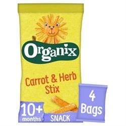 Organix Carrot Stix Multipack 4 x 15g