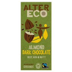 AlterEco Organic Dark Chocolate with Almond 100g