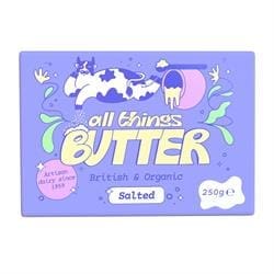 All Things Butter British Organic Salted Butter 200g