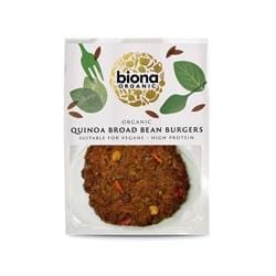 Organic Quinoa and Broad Bean Burger 150g