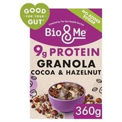 Bio&Me Cocoa & Hazelnut Protein Boosted Gut-Loving Granola 360g