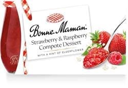 Bonne Maman Strawberry & Raspberry Compote 2 x 130g