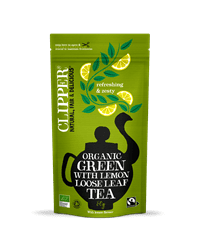 Clipper Fairtrade organic Loose Leaf Green & Lemon Tea 80g