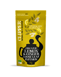 Clipper Organic Lemon Ginger Loose Leaf Tea 80g