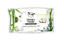 100% Bamboo Cleansing Facial Wipes Coconut Scented 25 Wipes