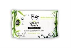 100% Bamboo Facial Cleansing Wipes Unscented 25 Wipes