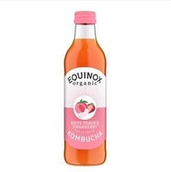 Equinox White Peach & Strawberry Kombucha 275ml