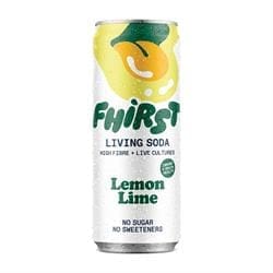 FHIRST Living Gut Soda Lemon Lime Probiotic + Prebiotic 330ml