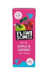 Flawsome Apple & Sour Cherry Wonky Fruit Water Carton 200ml