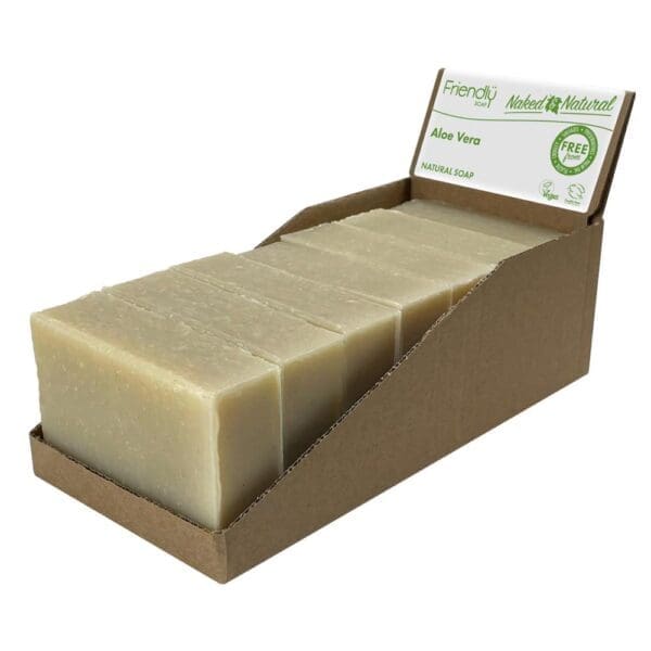 Friendly Soap - Naked and Natural - Aloe Vera Soap - 7 x 95g - Image 2