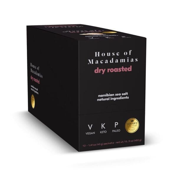 House of Macadamias Nuts Dry Roasted with Namibian Sea Salt 40g - Image 2