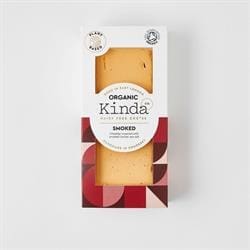 Kinda Co Organic Smoked Farmhouse Vegan Cheese Block 120g