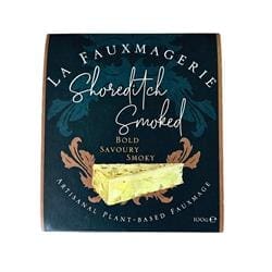 La Fauxmagerie Shoreditch Smoked Vegan Cheddar Cheese Style 100g