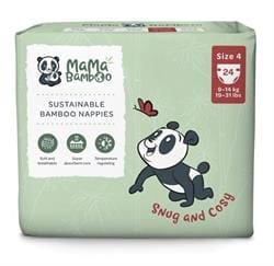 Mama Bamboo Eco Nappies - Size 4 (Large) 1070g