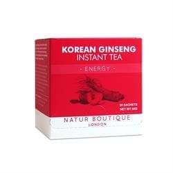 Ginseng Instant Tea 20 Sachets. Energy