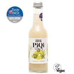 PiQi Organic Fermented Water Kefir Ginger & Lemon 250ml