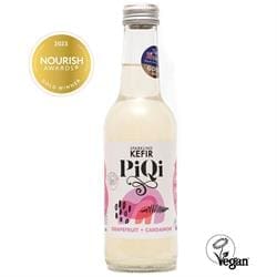 PiQi Organic Fermented Water Kefir Grapefruit & Cardamom 250ml