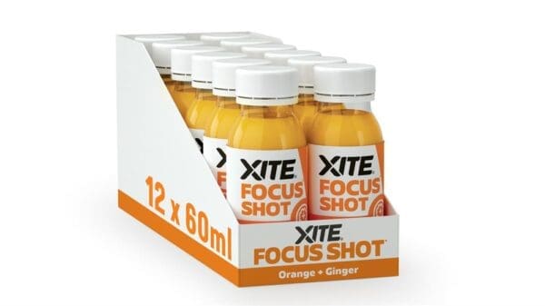 XITE Energy Orange and Ginger Focus Shot 60ml - Image 2
