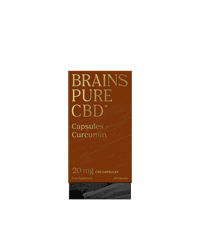 Brains Pure CBD + Curcumin 28 capsules