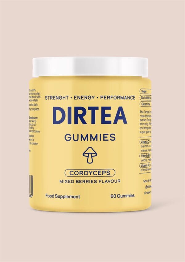 Cordyceps Mixed Berries Flavour Gummies. 180 gummies. - Image 2