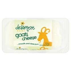 Delamere Dairy Natural Goats Cheese Log 125g