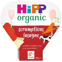 HiPP Organic Scrunptious Lasagne Tray Meal