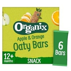 Apple & Orange Organic Soft Oat Snack Bars Multipack (6x23g)