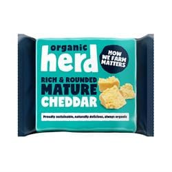 Organic Herd Mature Cheddar Cheese 200g