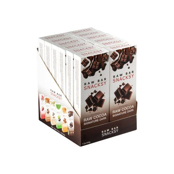 Snacksy Raw Chocolate alternative Signature Dark 40g - Image 2