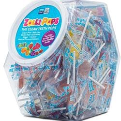 Sugar Free Mixed Fruit Lollipop Jar 800g