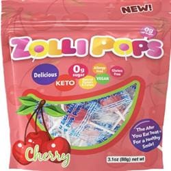 Cherry Sugar Free Lollipop Pouch 80g