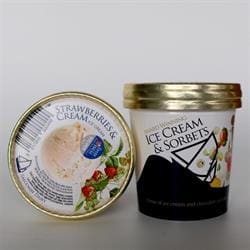 Salcombe Dairy Strawberry & Cream Ice Cream 120ml