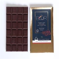 Salcombe Dairy Dark with Nibs Organic Chocolate Bar 80g