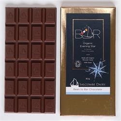 Salcombe Dairy Evening Star Organic Chocolate Bar 80g