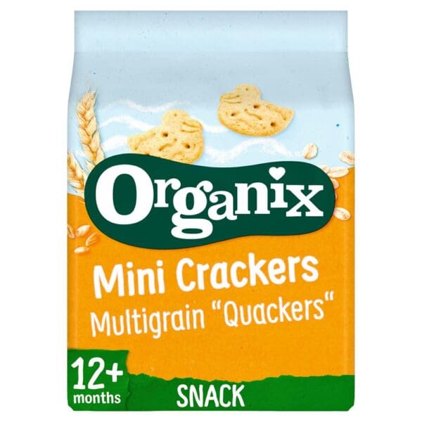 Organix Multigrain Quackers Toddler Snacks 80g - Image 2