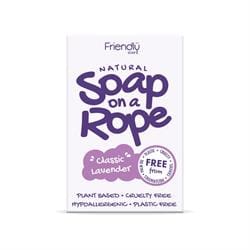 Lavender - Natural Soap On  A Rope 125g