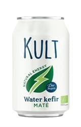 KULT Water Kefir Mate Organic 330ml Can