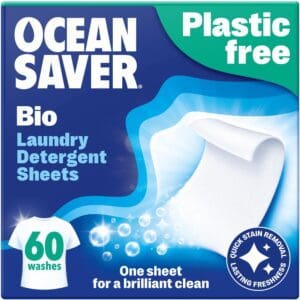 OceanSaver Bio Laundry EcoSheets - 60 Pack