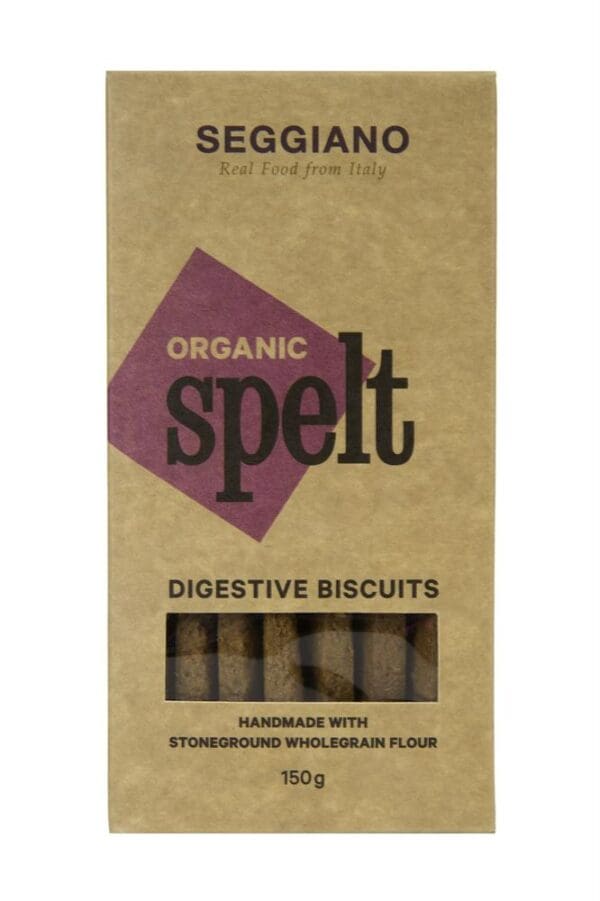 Seggiano Organic Spelt Digestive Biscuits 150g - Image 2